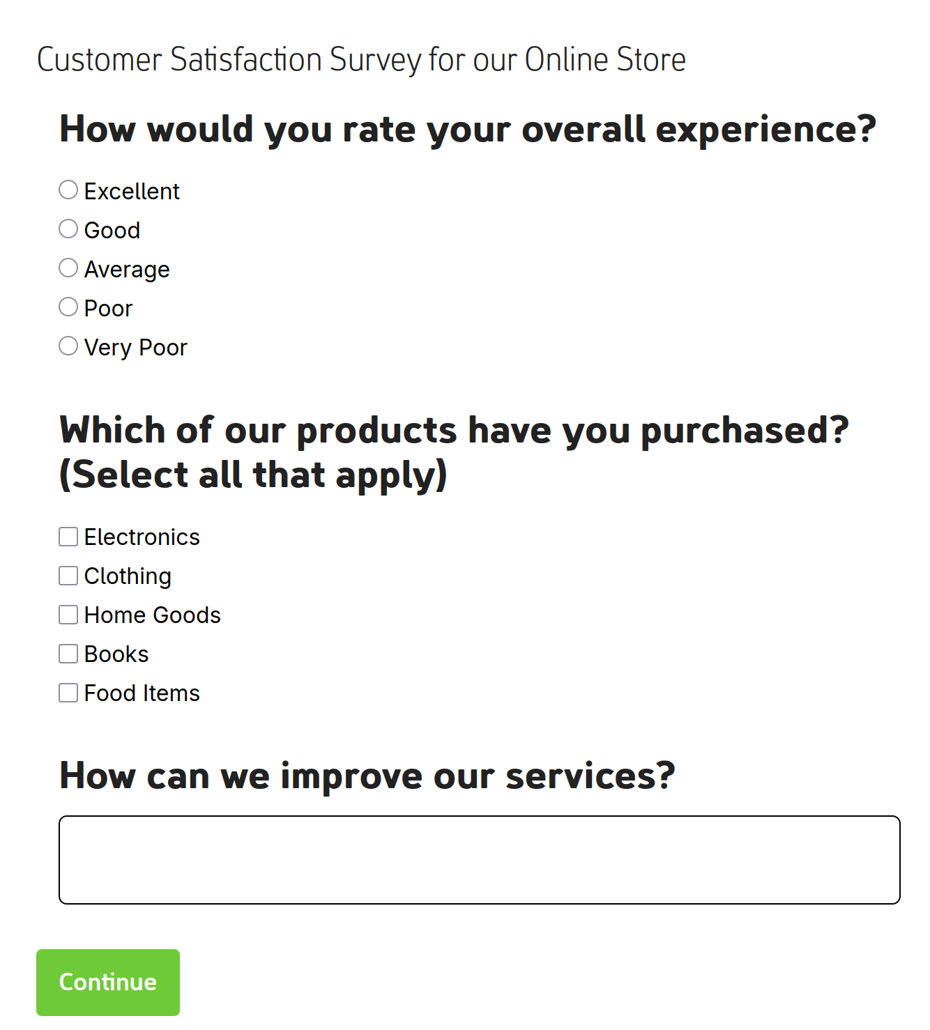 questionnaire